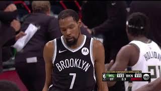 Kevin Durant AIR BALLS last shot  Nets vs Bucks Game 7