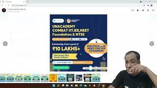 UNACADEMY COMBAT UNACADEMY JEE NEET FOUNDATION NTSE SCHOLARSHIP RS. 10 LAKHS