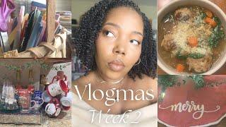 VLOGMAS Week 2 | Relaxing Cook With Me, Holiday Decor, HomeGoods Hauls, and More!