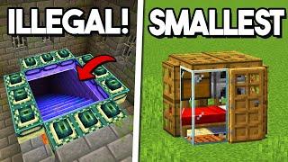 10 Illegal Houses You can Build in Minecraft!