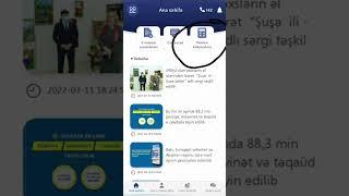 E-sosial tətbiqindən qeydiyyatdan keçməklə pensiya məbləğinin öyrənilməsinə aid şəkilli-video çarx