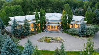 Inside a luxurious and expensive $7,500,000 Idaho mansion. House tour.