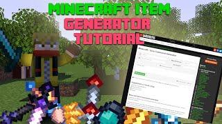 How to make custom items in Minecraft