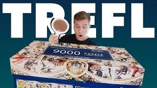 TREFL 9000 pieces jigsaw puzzle | "Ancient Celestial Maps" | 1st impressions (2024)