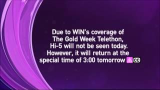 WIN Television - Program cancellation message #1 (June 2012)