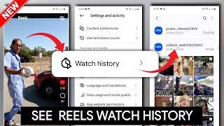 How to See Reels Watch History on Instagram 2025 | See Instagram Watch History