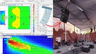 how to FLY Line Arrays | Sound System design with EASE Focus 3