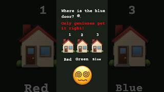 World Toughest RIDDLE …Can You Solve the Door & Pet Mystery?  #enigquiz #shorts #ytshorts