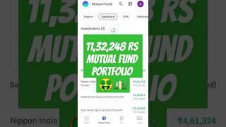 my mutual fund portfolio revealed #mutualfunds #stockmarket #financialfreedom #groww #shortvideo