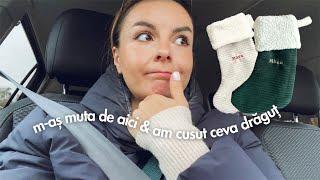 VLOG De ce m-aș muta  dermatolog & cos cizmulițe de Crăciun |cum filmez pentru Youtube