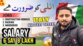 Italy Free Work Visa 2024 - How To Apply Italy Visa - Jobs In Italy - Step by Step by Process