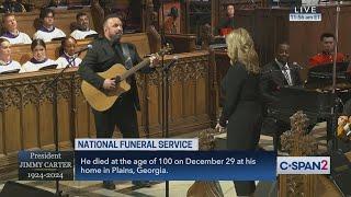 Garth Brooks and Trisha Yearwood Perform "Imagine" at President Jimmy Carter's State Funeral