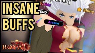 The BUFFED Halloween Mythic Mirajane is the BEST DPS in Anime Royale