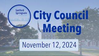 11 12 City Council Meeting