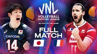 Japan beat Olympic Champs!  Japan vs. France - VNL 2024 | Full Match