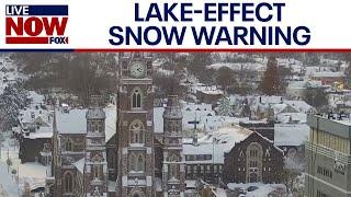 Millions under lake-effect snow warnings in Great Lakes region | LiveNOW from FOX