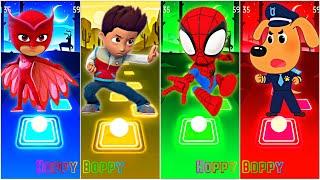 PAW Patrol - Ryder  PJ Masks  Chase  Spidey  Tiles Hop EDM Rush