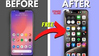 How to Turn Android into an iPhone 15 pro COMPLETELY! (no root)