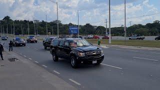 President Biden's Motorcade in Brazil.