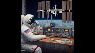 Ecoute de la station spatiale internationale ISS du 10 avril 2024 à 15h16 loc en France (13h16 UTC)