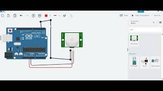 Intruder Alert Simulation with Arduino UNO and PIR Motion Sensor