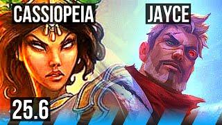 CASSIOPEIA vs JAYCE (MID) | 8/4/12 | EUW Grandmaster | 25.6