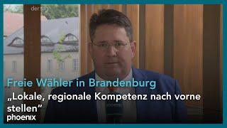 Schaltgespräch mit Péter Vida (Freie Wähler) als Spitzenkandidat für die Landtagswahl in Brandenburg