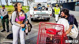 𝗗𝗔𝗜𝗦𝗬 𝗔𝗡𝗗 𝗗𝗥𝗔𝗚𝗢𝗡: Familiar Faces at Venice Cleanup Amid Ongoing Sweeps