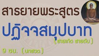 สาธยายพระสูตร ปฏิจจสมุปบาท สายเกิด-สายดับ.9 ชม.คมชัดสูง 2K อ่านตามได้ | พุทธวจน ทางนิพพาน