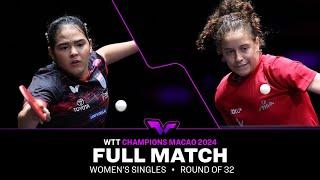 FULL MATCH | Adriana Diaz vs Hana Goda | WS R32 | #WTTMacao 2024