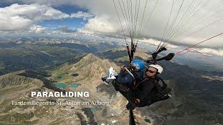 Tandemfliegen in St Anton am Arlberg.