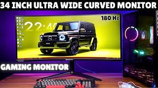 Zebronics N34A 34" 2K 180Hz Ultrawide Curved Gaming Monitor is Actually Good | Born Creator