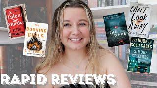 rapid thriller BOOK REVIEWS ⭐️ || recent reads wrap up