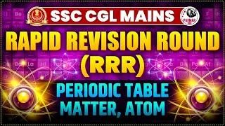 CHEMISTRY FOR CGL MAINS | LECTURE 1 | RRR BY PARMAR SSC