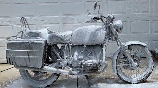 Barn Find BMW R80/7 Motorcycle - First Wash in 30 Years!