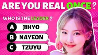 The Ultimate TWICE Quiz | Only Real ONCE Perfectly Answer | kpop Quiz