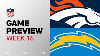 Denver Broncos vs. Los Angeles Chargers | 2024 Week 16 Game Preview