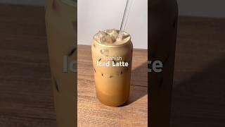 Sweet Iced Latte ️ #coffee #icedcoffee #icedlatte #homecafe #coffeerecipe