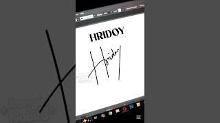 Hridoy signature #nabilaanwer #ronginnabila #hridoy #art #artist #painting #drawing #trend