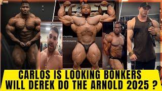 Carlos looks Bonkers +Derek for Arnold 2025 ? Rubiel looks impressive + Horse Md 2 days out + Martin