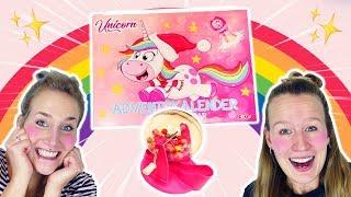 Einhorn ADVENTSKALENDER LOTTERIE Challenge NINA VS KATHI Wer öffnet die besten Türen? Craze Unicorn