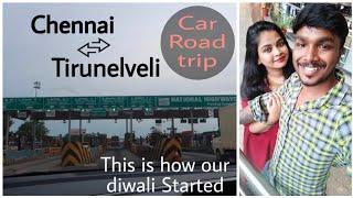 Diwali Road Trip Chennai-Tirunelveli/Our Goal achieved? Thalapakati Moola fry | Tamil Livin couple