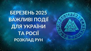 БЕРЕЗЕНЬ 2025. Важливі події для України та РФ