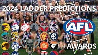 AFL ladder predictions 2024