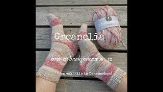 Creanelia brei- en haakpodcast nr. 32 (NL) | Ash slipover v-nek van Caidree en breien in Denemarken.