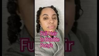 Bubble Pony’s #curlynatural #naturalcurlyhair #yt #naturalcurls #hair #naturalcurls #shorts #short