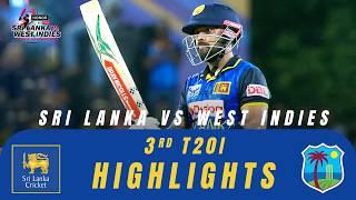 3rd T20I | Highlights | West Indies Tour Of Sri Lanka | 17th October 2024