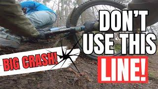 DISASTER Strikes on this TRICKY DH section! 