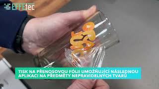 tisk @Effetec  UV LED tiskárnou na přenosnou fólii DTF