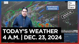 Today's Weather, 4 A.M. | Dec. 23, 2024